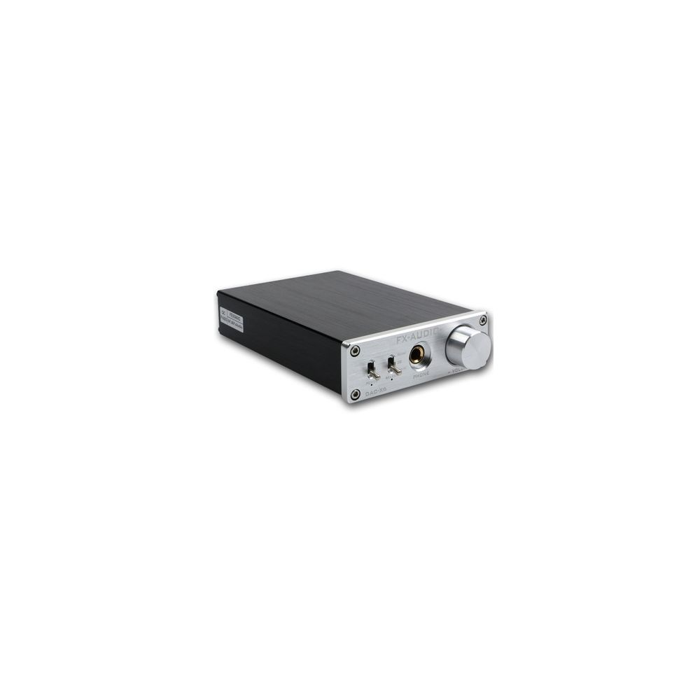 Wewoo - Ampli FX-AUDIO DAC-X6 Fever HiFi fibre optique coaxial USB décodeur audio numérique DAC 24BIT / 192 (Argent) - Ampli