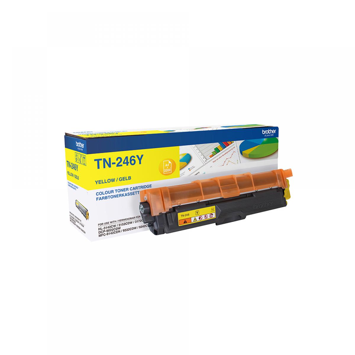 Brother - BROTHER TN246 HY Toner f DCL Yellow - Toner
