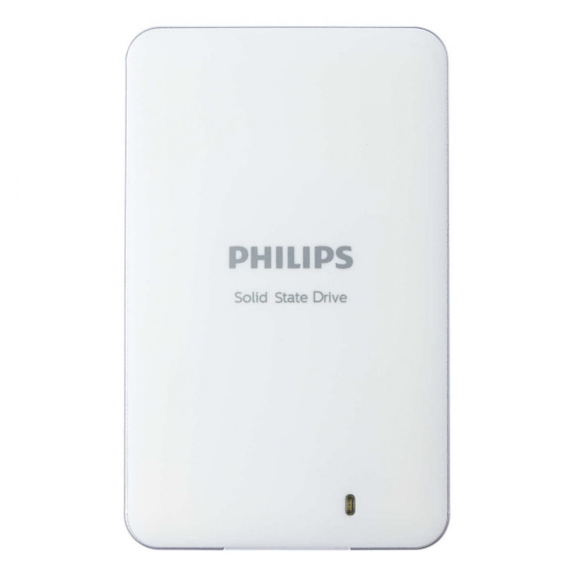 Philips - SSD EXTERNE 960 GO PIANO WHITE - Disque Dur interne