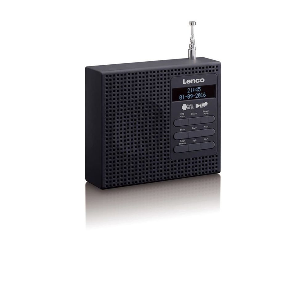 Lenco - Lenco Radio-réveil DAB+ avec FM PDR-020 Noir - Radio