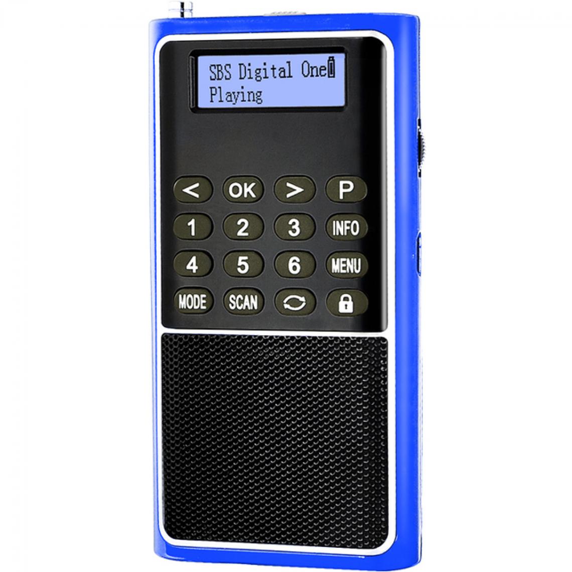 Universal - Mini DAB/DAB + radio récepteur FM portable haut-parleur avec écran LED support carte TF clé USB recherche automatique de canaux lecture en boucle - Radio