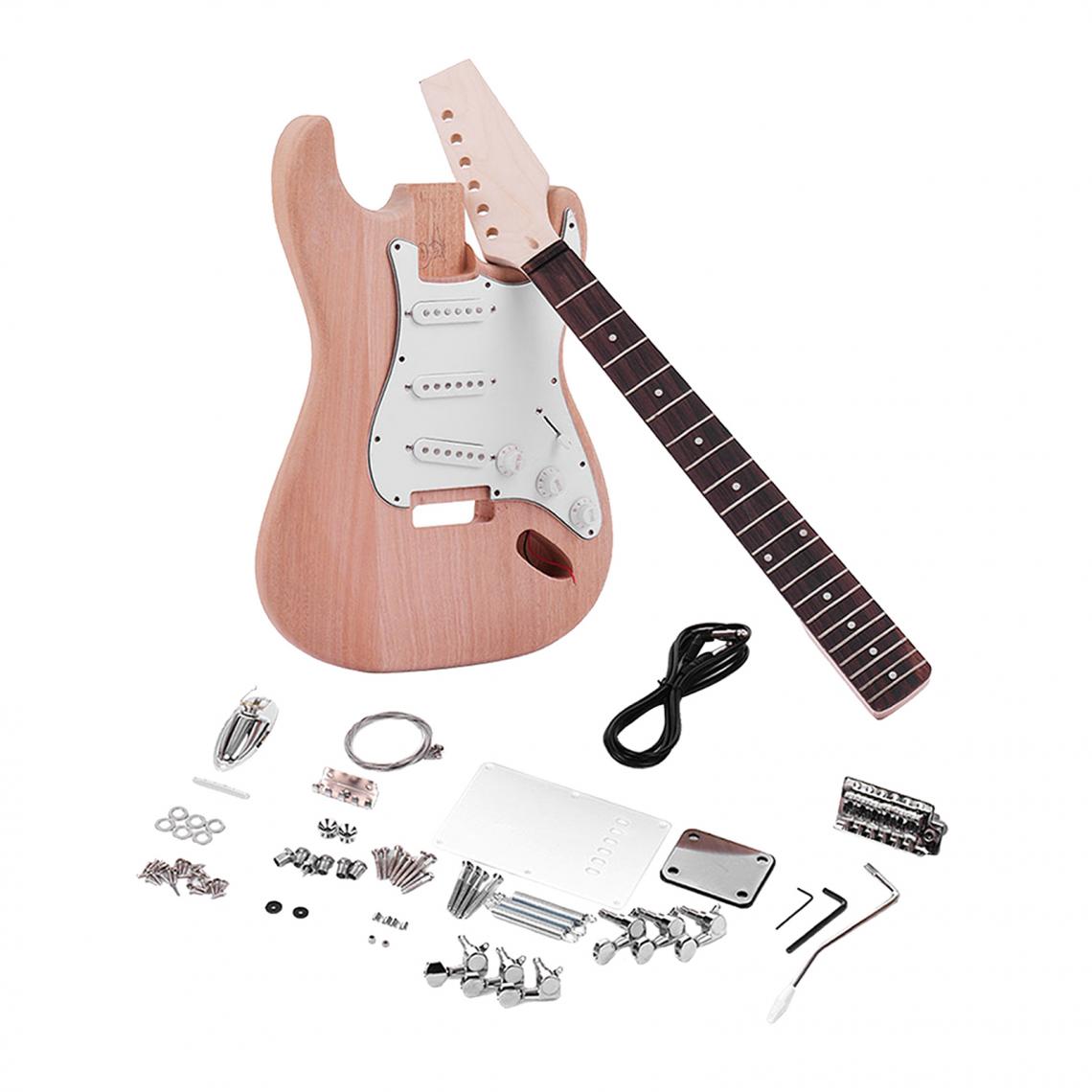 marque generique - Pièces Accessoires pour Instruments de Musique de Kit de Guitare électrique Bricolage - Guitares électriques