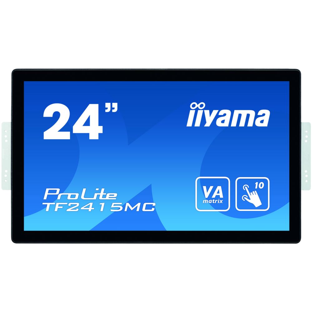 Iiyama - iiyama ProLite TF2415MC-B2 moniteur à écran tactile 60,5 cm (23.8"") 1920 x 1080 pixels Noir Plusieurs pressions Multi-utilisateur - Moniteur PC