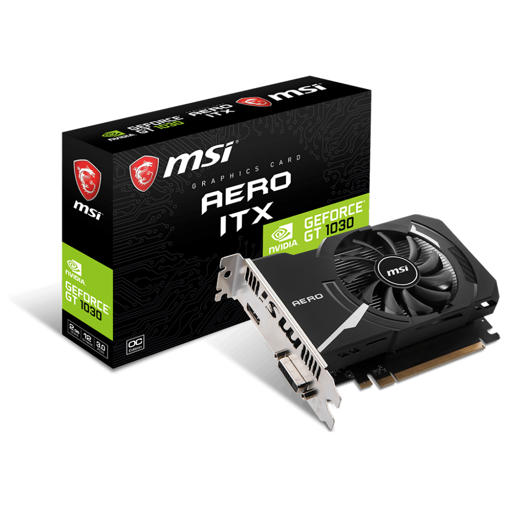Msi - GeForce GT 1030 - 2 Go - Carte Graphique NVIDIA
