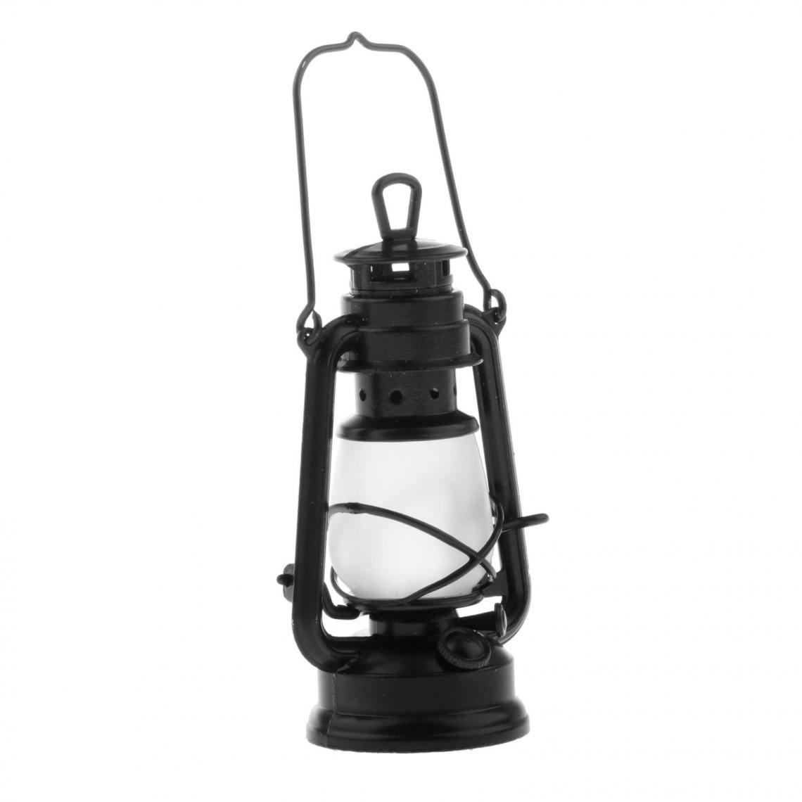 marque generique - Lampe à Huile de Table Lanterne En Métal Vintage à L'échelle 1/6 pour - Films et séries