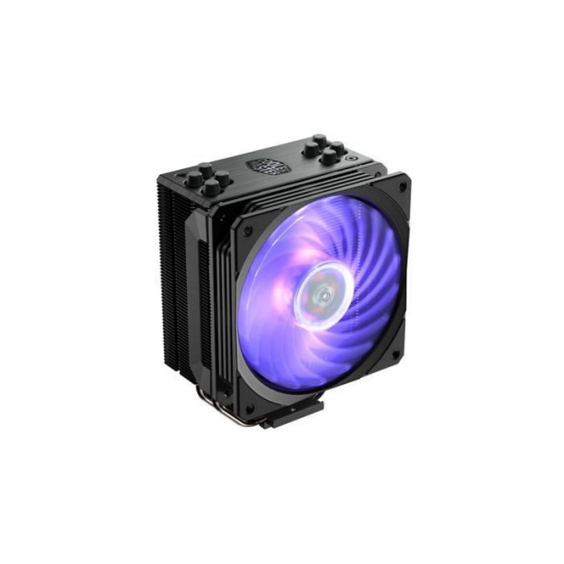 Cooler Master - Cooler Master - Hyper 212 RGB Black Edition - Ventilateur de Processeur ( Intel & AMD) 1x Ventilateur 120mm PWM - Eclairage RGB - Kit watercooling