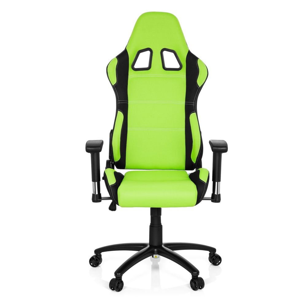 Hjh Office - Chaise gaming / fauteuil gamer GAME FORCE tissu noir / vert hjh OFFICE - Chaise gamer