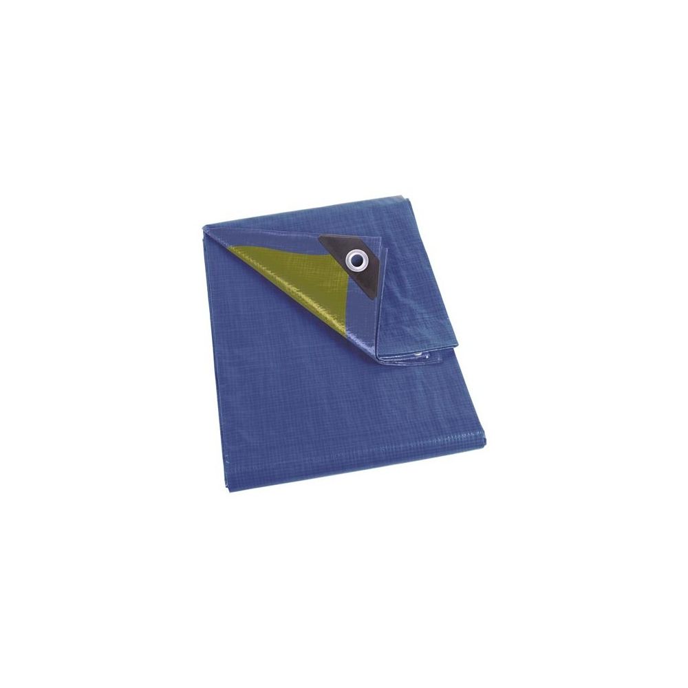 Perel - B,che - bleu/kaki - résistant - 2 x 2 m - Accessoires Hifi