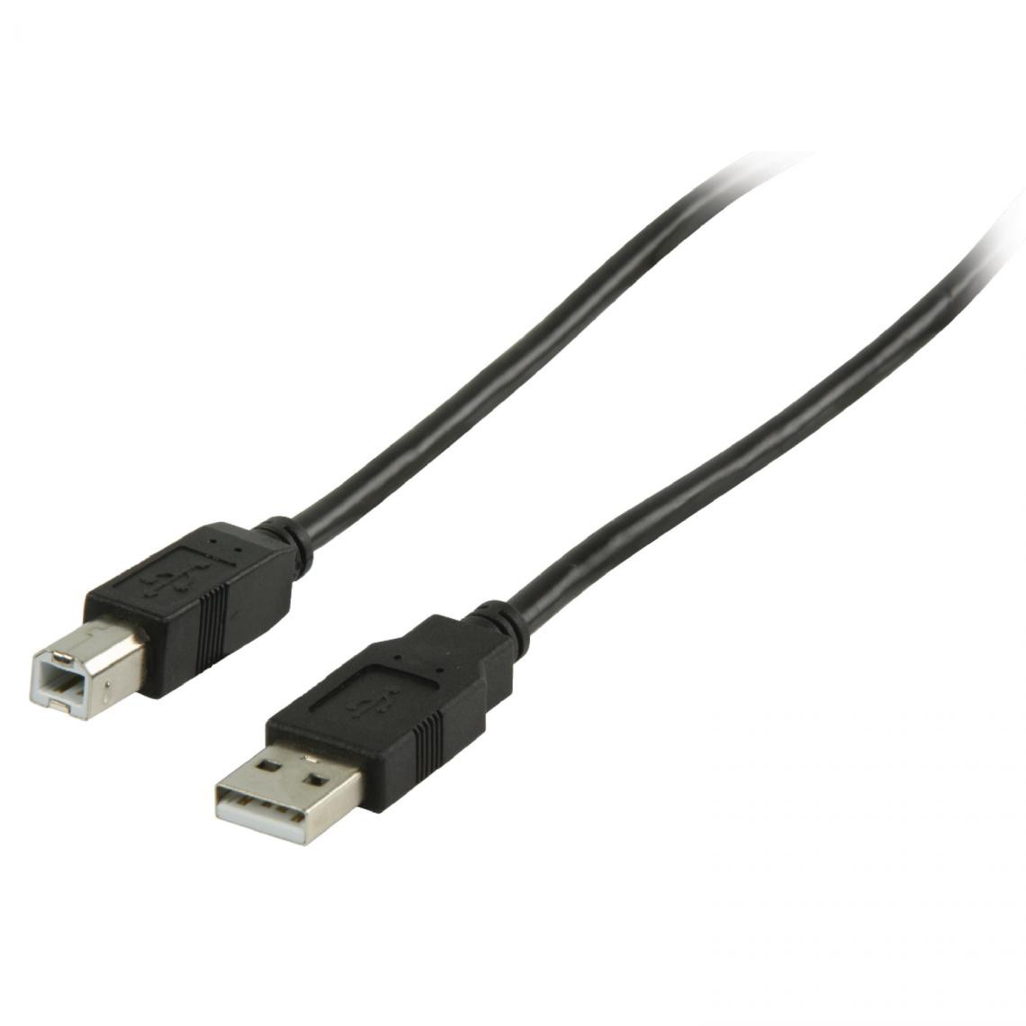 Appel - Câble de raccordement USB 2.0 Câble pour scanner, imprimante, type A à B mâle, 5.00 m - Câble antenne