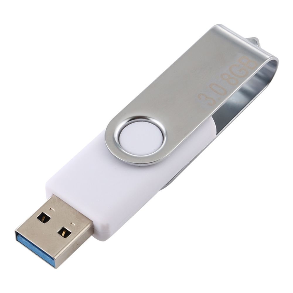 Wewoo - Clé USB Disque Flash USB 3.0 Twister 8 Go USB Blanc - Clés USB