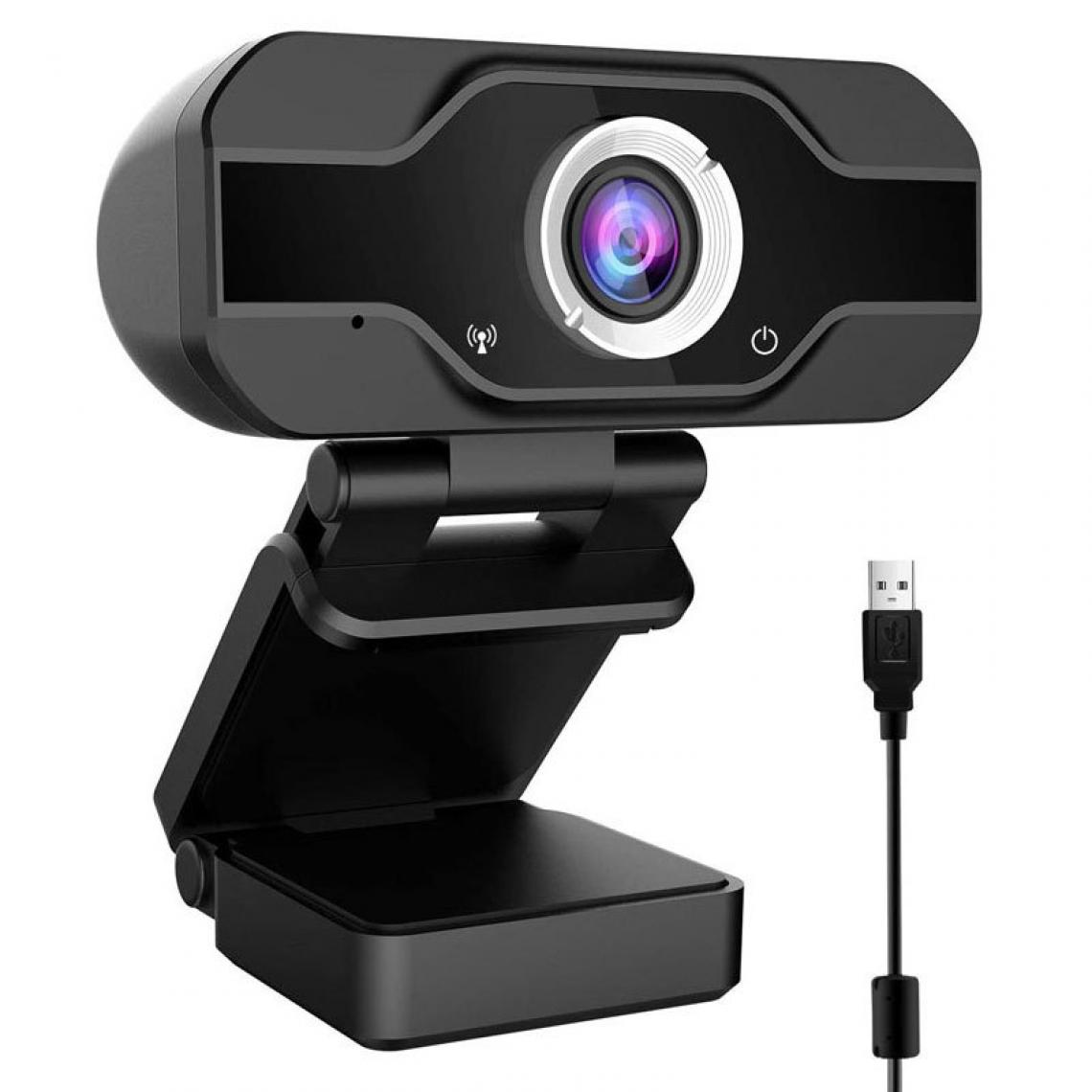 Generic - HD Webcam Network Video Live Broadcast USB Drive Free Computer Camera 1080p - Webcam