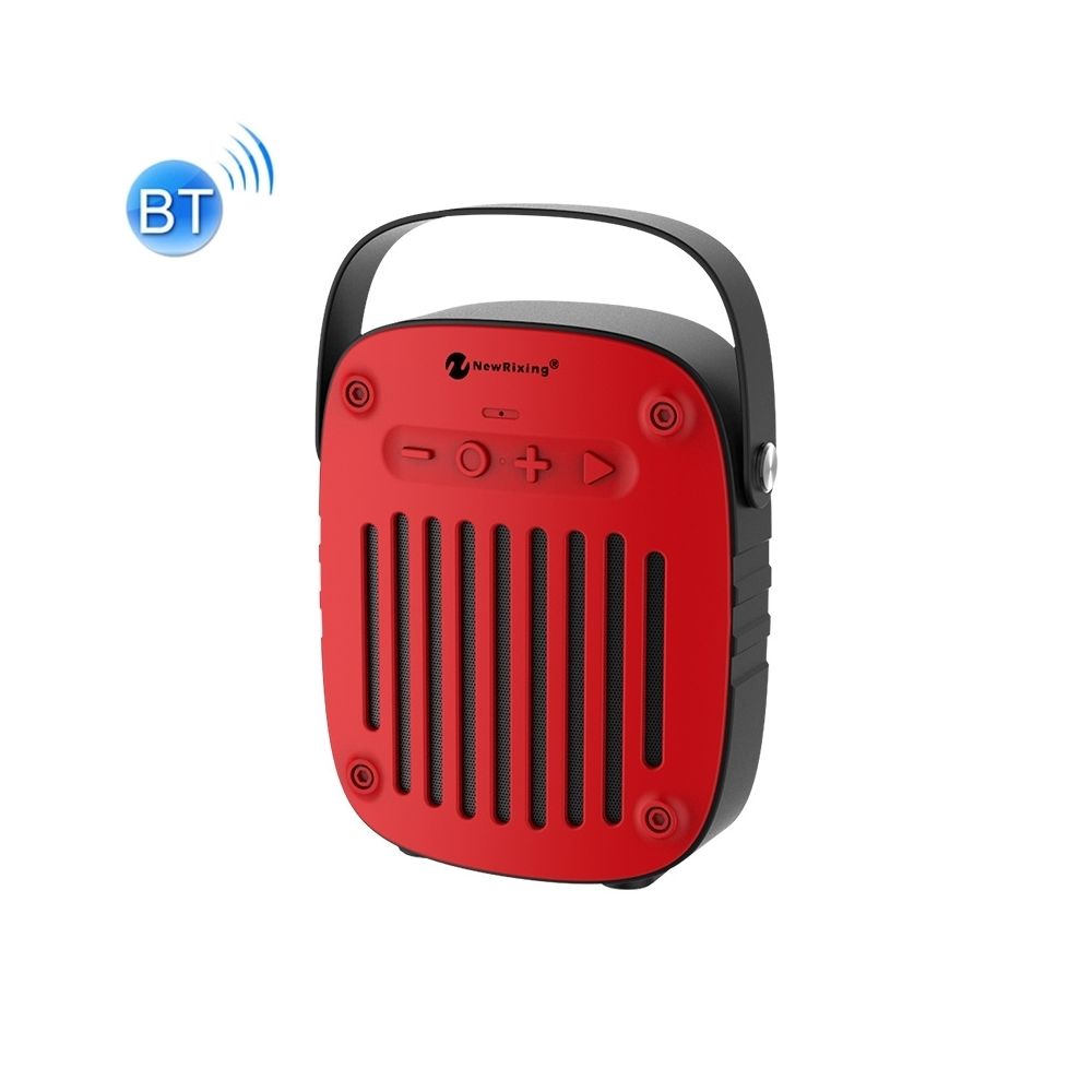 Wewoo - Enceinte Bluetooth Haut-parleur portatif d'extérieur avec fonction d'appel mains libres, carte TF de soutien, USB, FM et AUX (rouge) - Enceintes Hifi