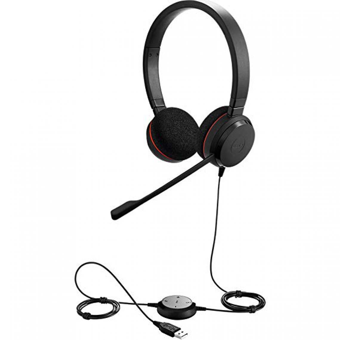 Jabra - Evolve 20 UC Stereo - Ecouteurs intra-auriculaires
