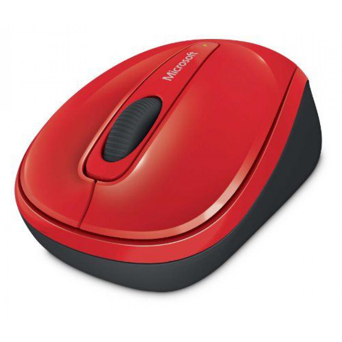 Microsoft - Wireless Mobile Mouse 3500 - flame red gloss - Souris
