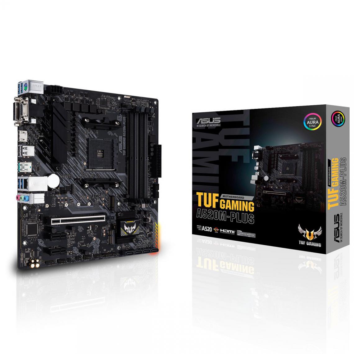 Asus - TUF GAMING A520M-PLUS - Carte mère AMD