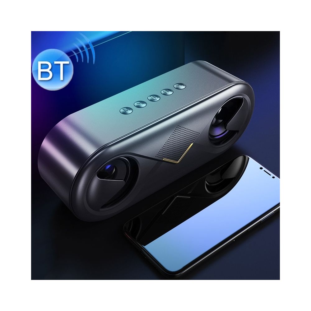Wewoo - Mini enceinte Bluetooth Haut-parleur pour mini-carte portable S6 (noir) - Enceintes Hifi