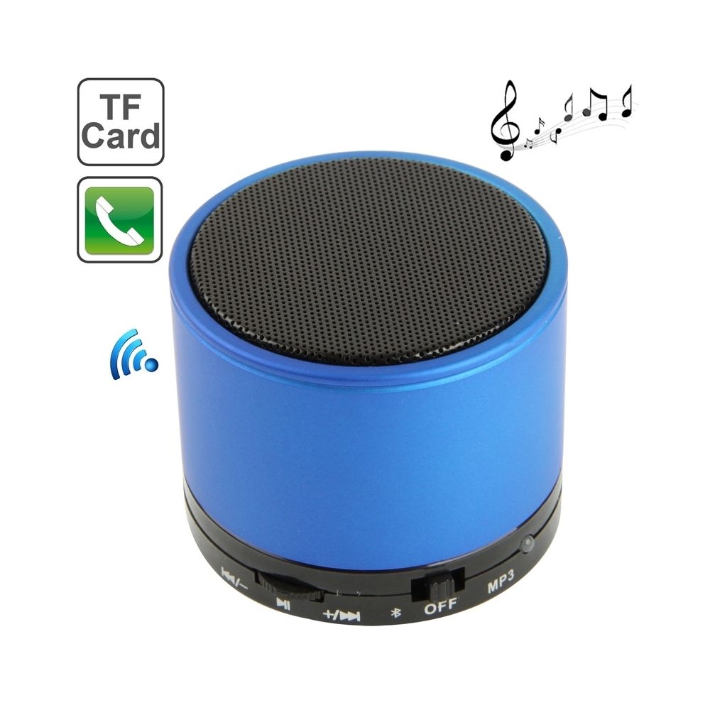 Wewoo - Enceinte Bluetooth d'intérieur bleu Mini haut-parleur S10, batterie rechargeable intégrée, appel mains libres de - Enceintes Hifi
