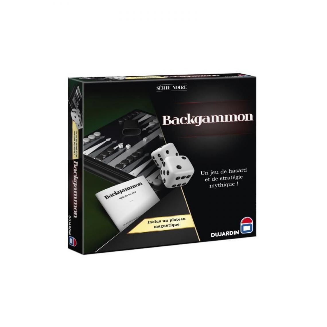 Dujardin - Serie Noire Backgammon - Jeux d'adresse