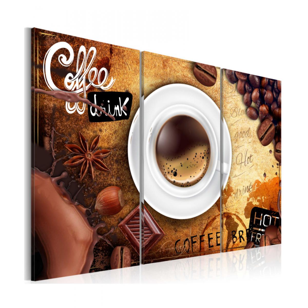 Artgeist - Tableau - Cup of coffee 120x80 - Tableaux, peintures