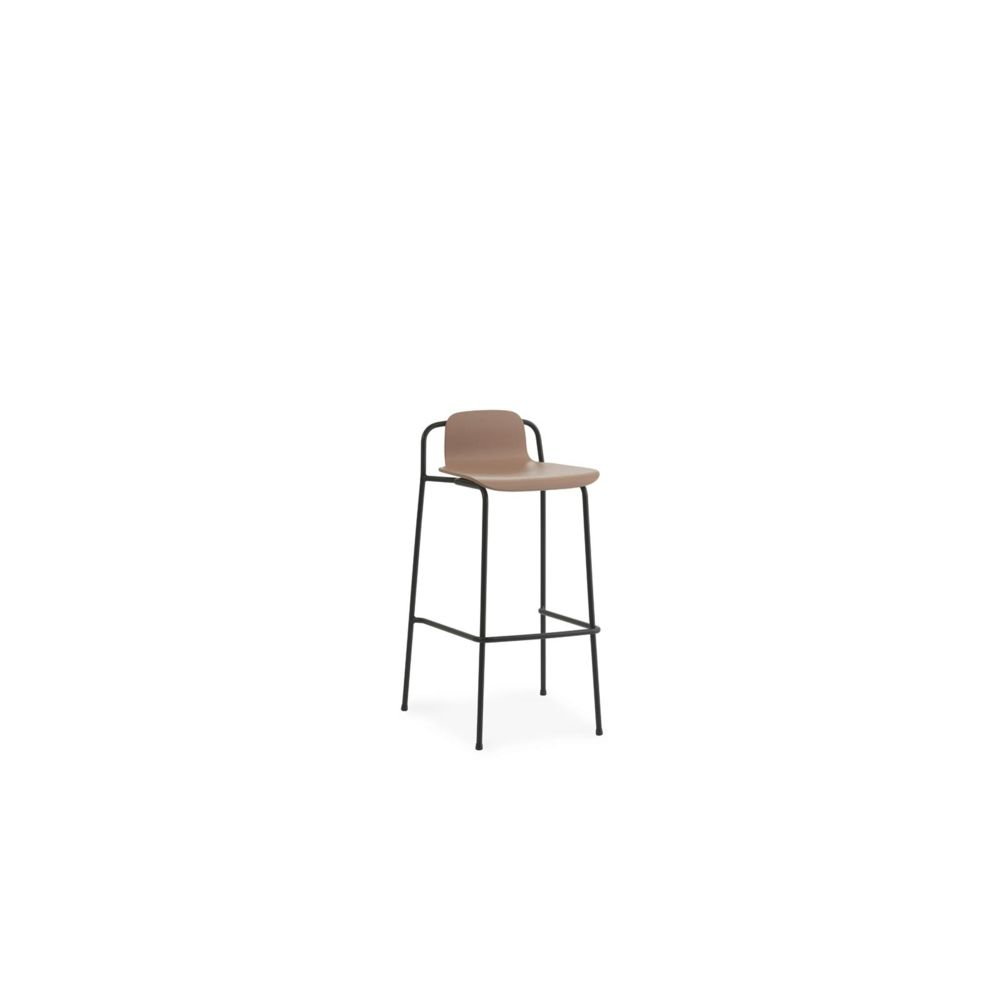 Normann Copenhagen - Chaise de Bar Studio - H 75 cm - marron - Tabourets