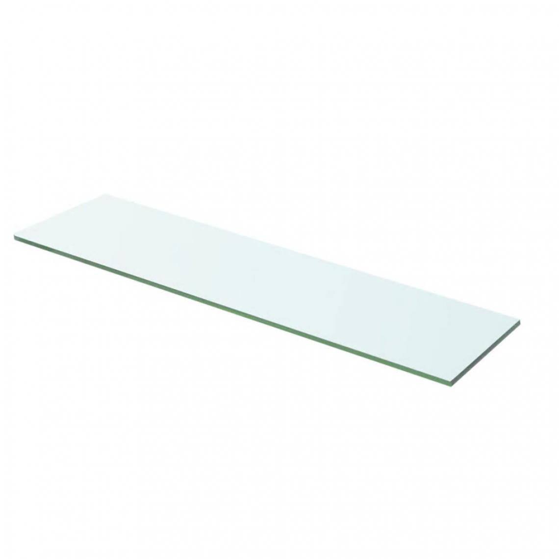 Chunhelife - Panneau pour étagère Verre transparent 60 x 12 cm - Etagères