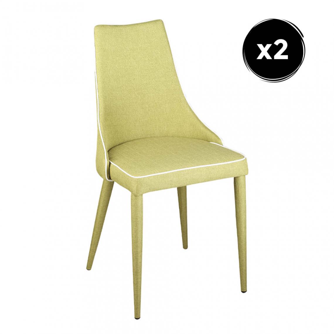 Imperial Relax - Pack 2 Chaise Tango Vert - Chaises