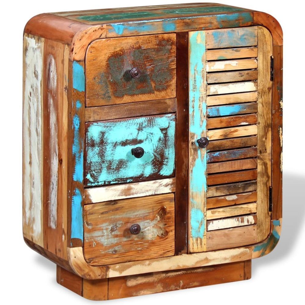 Helloshop26 - Buffet bahut armoire console meuble de rangement bois de récupération massif 4402235 - Consoles