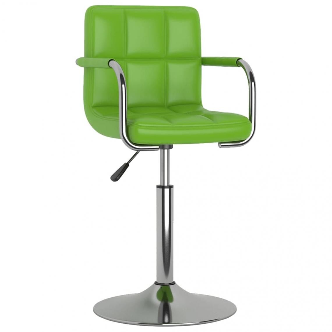 Vidaxl - vidaXL Chaise de salle à manger Vert Similicuir - Chaises
