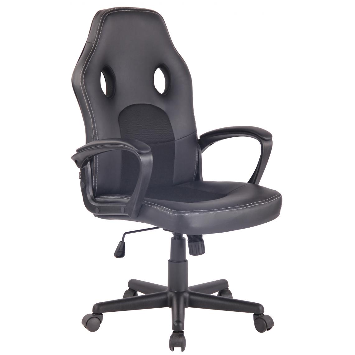 Icaverne - Magnifique Chaise de bureau serie Panama couleur noir noir - Chaises