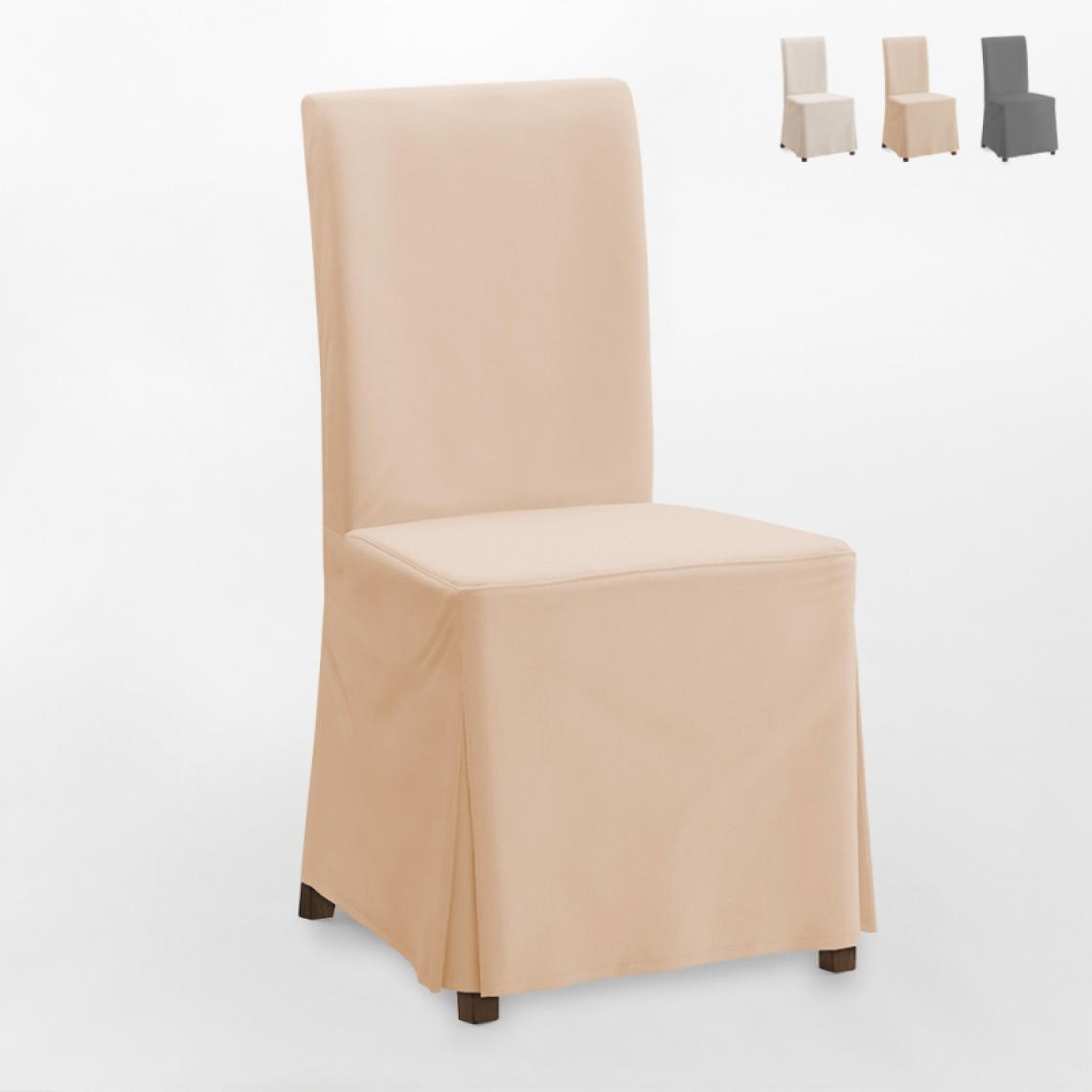 Ahd Amazing Home Design - Chaise de restaurant rembourrée en bois style herniksdal Comfort Luxury, Couleur: Beige - Chaises
