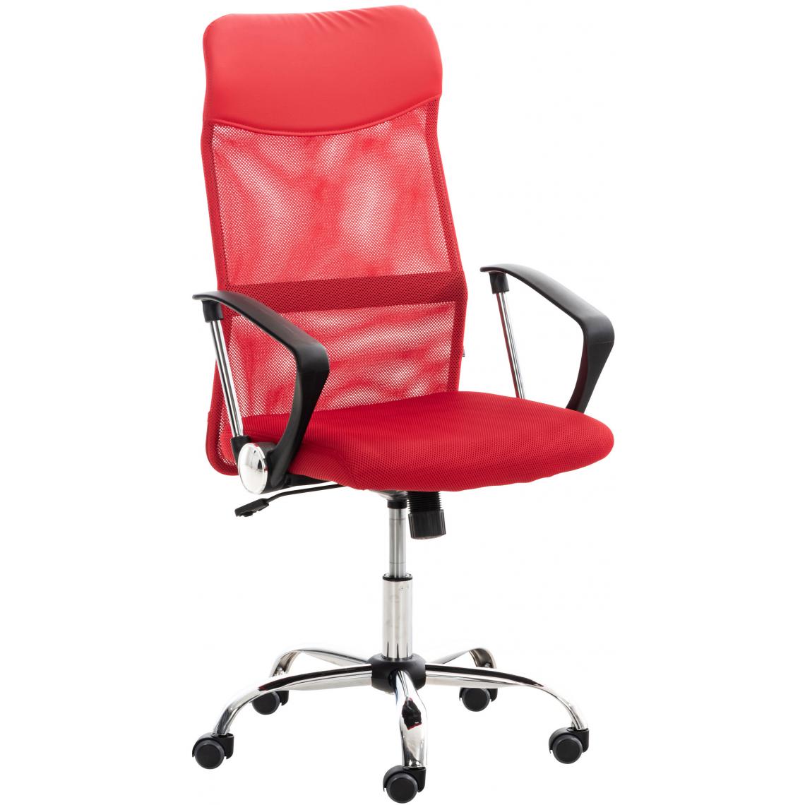 Icaverne - Contemporain Chaise de bureau famille Rabat V2 couleur rouge - Chaises