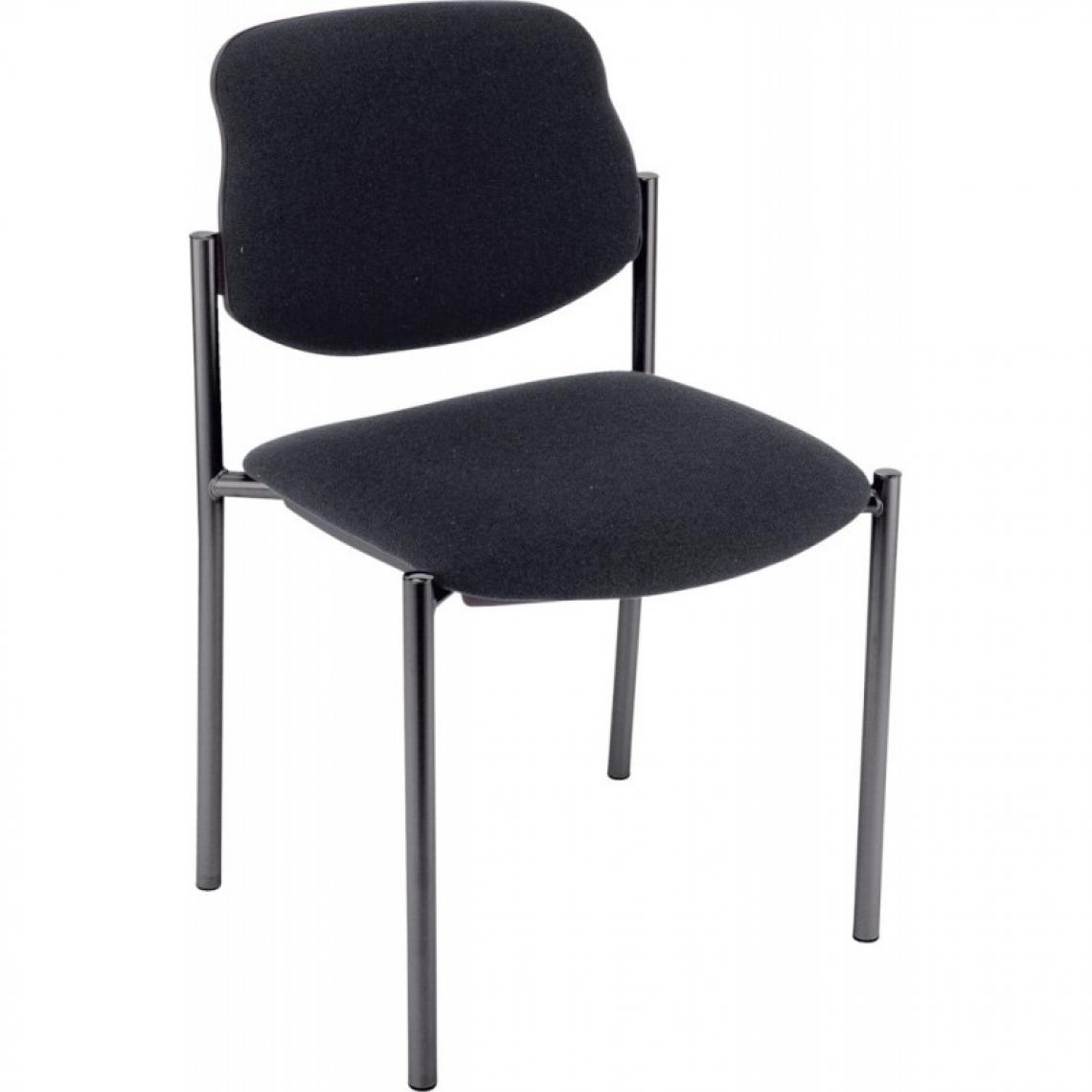 marque generique - Chaise STYL noir/noir (Par 4) - Chaises