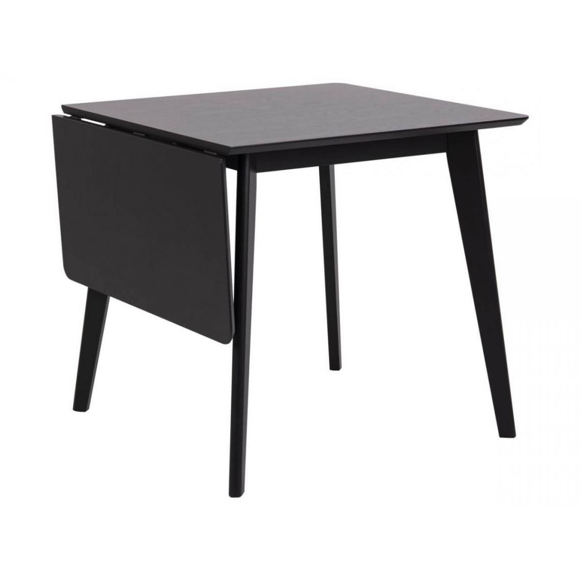 Bobochic - BOBOCHIC Table à manger avec allonges ROXY L.80/120 cm Noir - Tables à manger