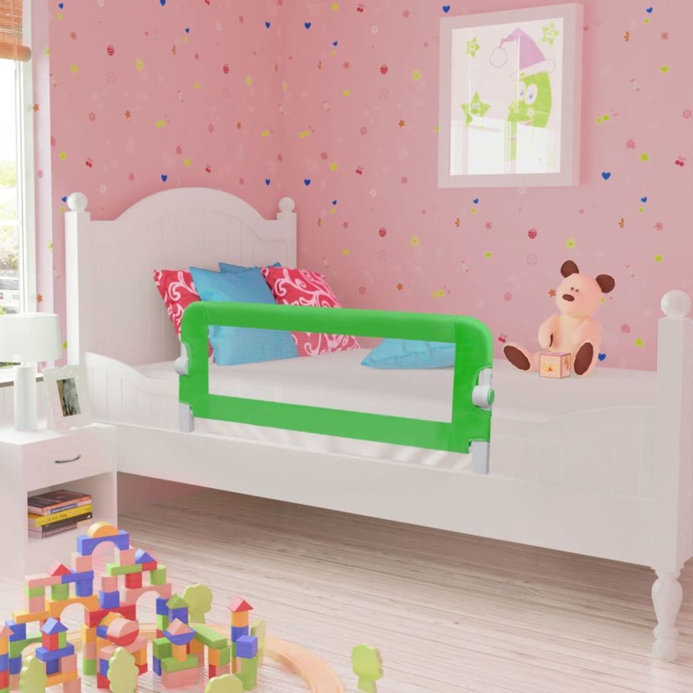 Vidaxl - Barrières de lit pour enfants 102 x 42 cm Vert | Vert - Tableaux, peintures