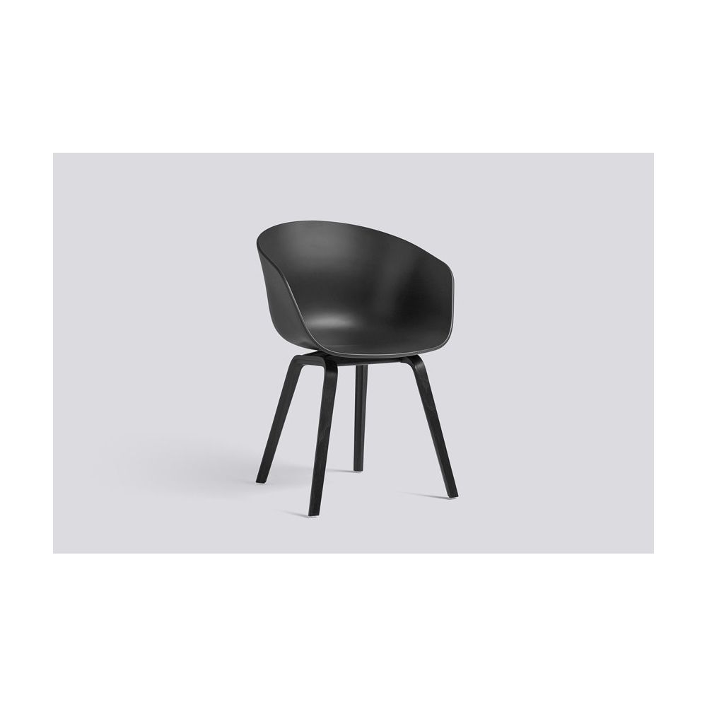 Hay - About a Chair AAC 22 - décapé noir - noir clair - Chaises