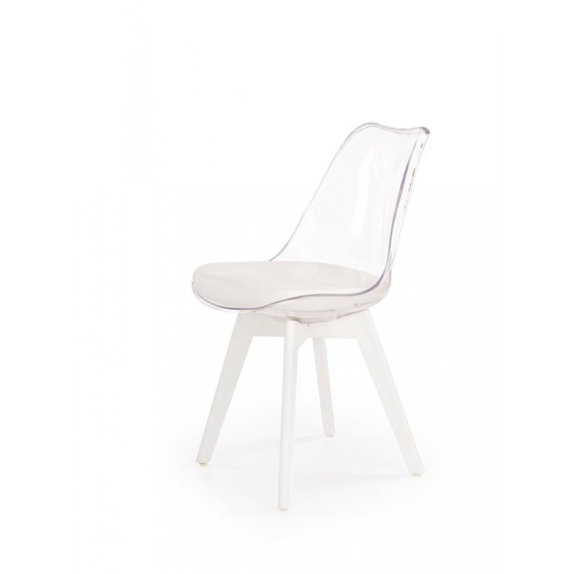 Carellia - Lot de 2 chaises 48 cm x 83 cm x 50 cm - Blanc - Chaises