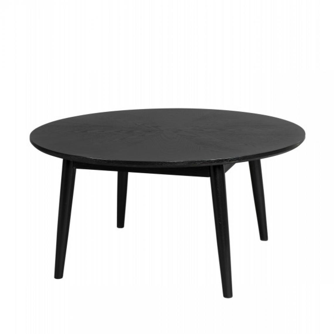 Mathi Design - FAB - Table basse en bois noir - Tables basses