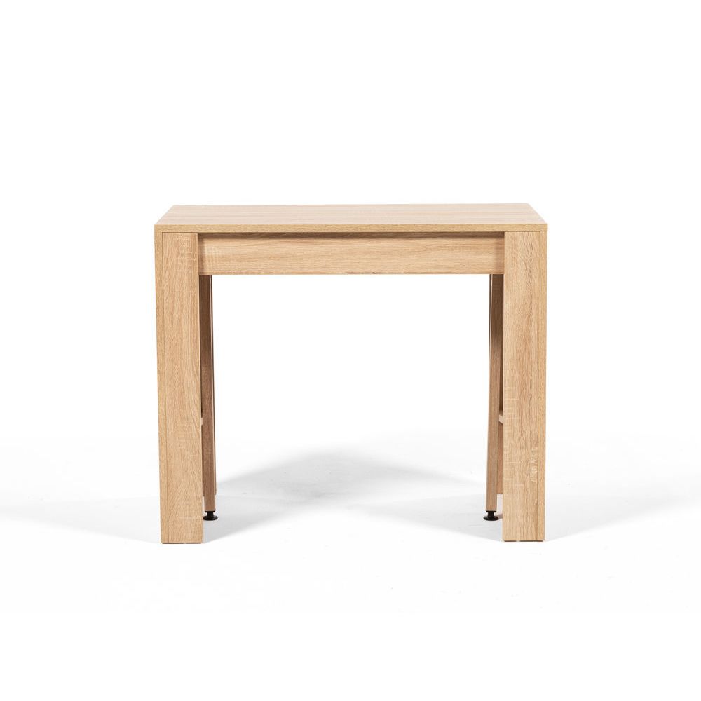 Alsapan - Table console extensible bois chêne avec 5 rallonges EXTENSO - Consoles