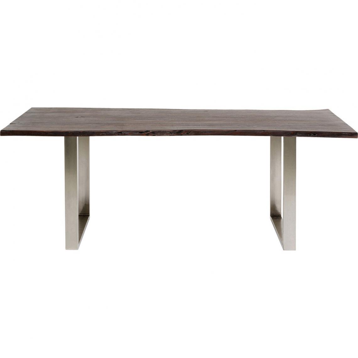 Karedesign - Table Harmony noyer chrome 160x80cm Kare Design - Tables à manger