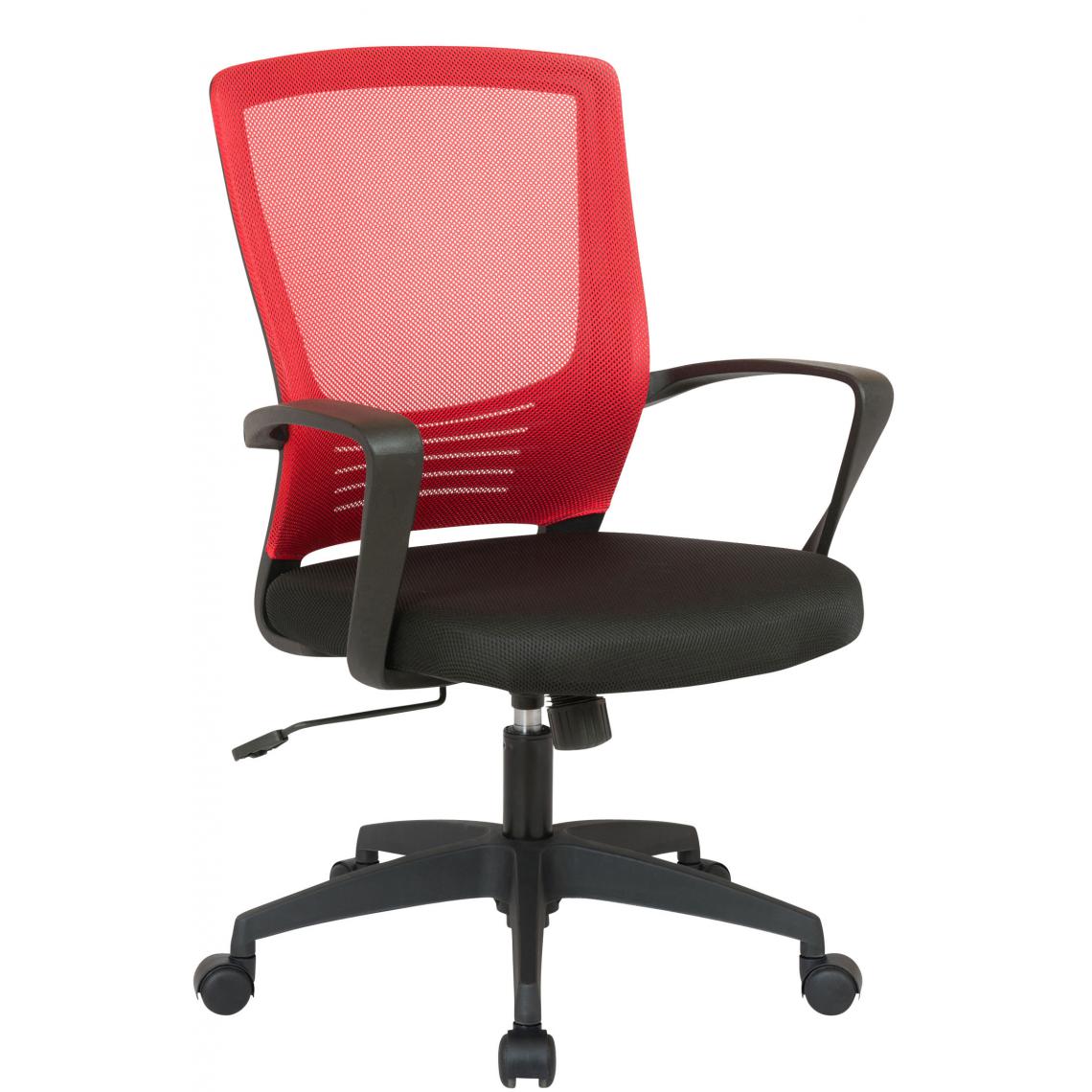 Icaverne - Esthetique Chaise de bureau edition Dodoma couleur noir rouge - Chaises