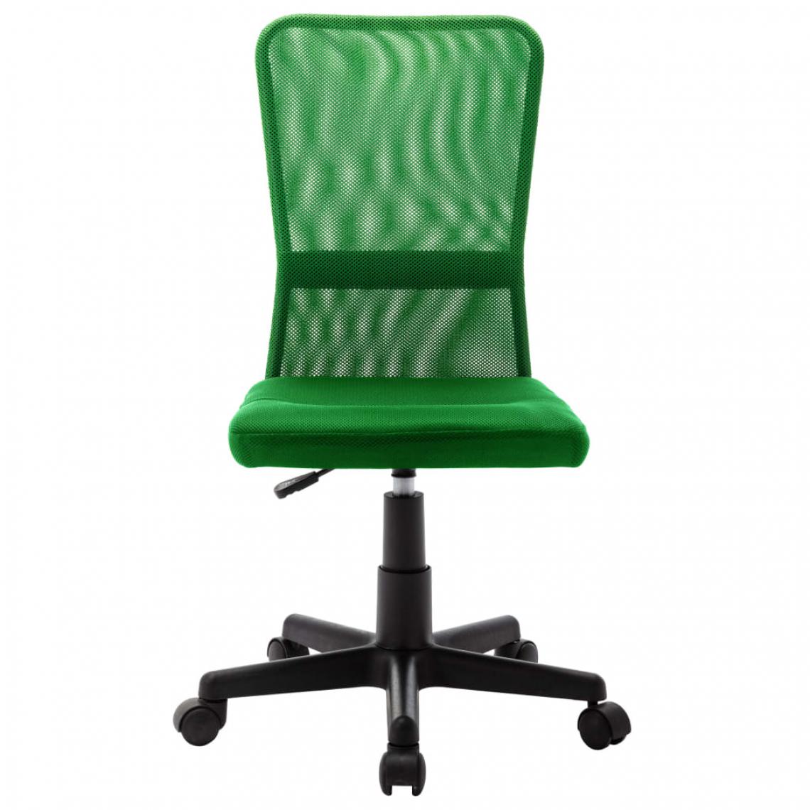 Icaverne - Icaverne - Chaises de bureau ligne Chaise de bureau Vert 44x52x100 cm Tissu en maille - Chaises