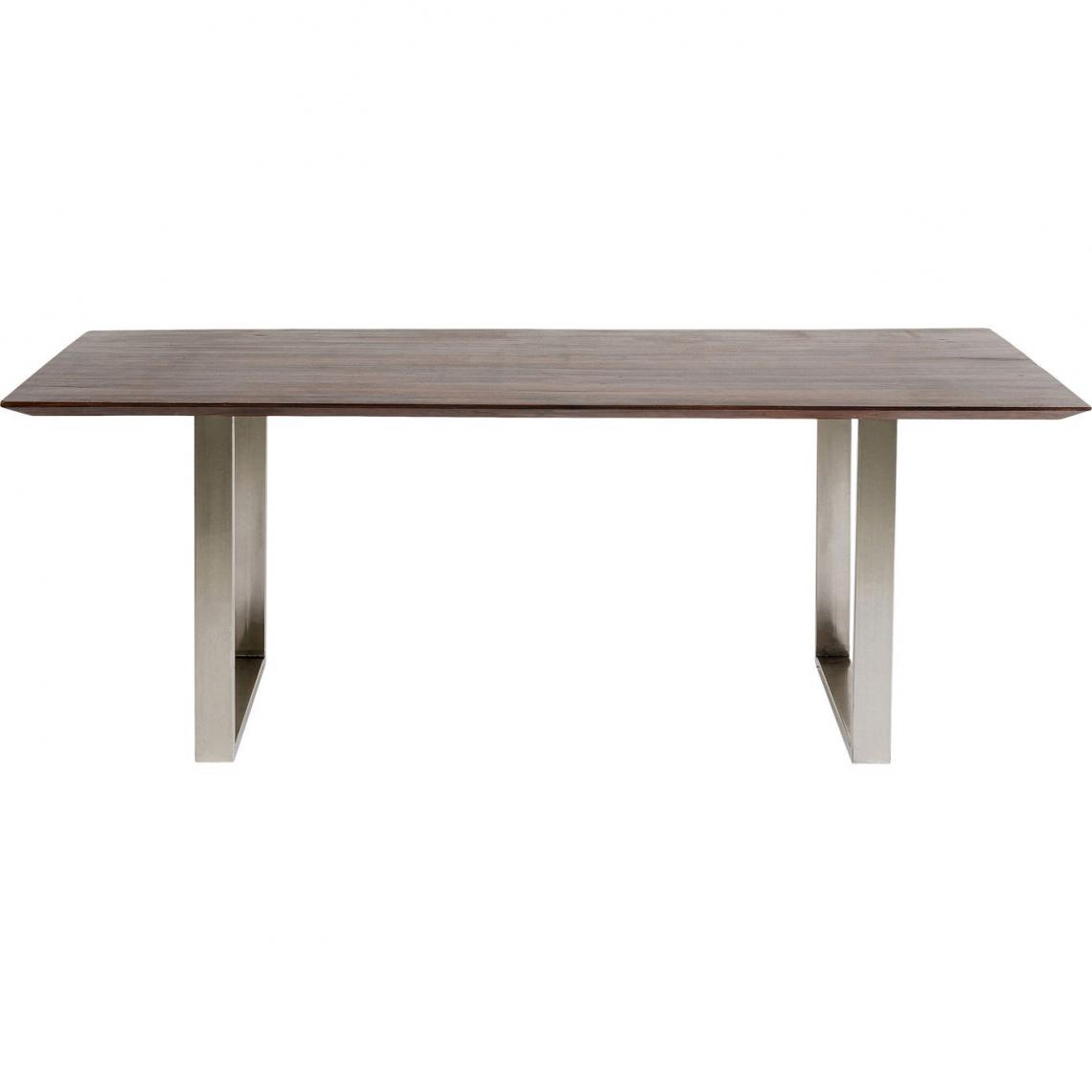 Karedesign - Table Symphony noyer chrome 180x90cm Kare Design - Tables à manger
