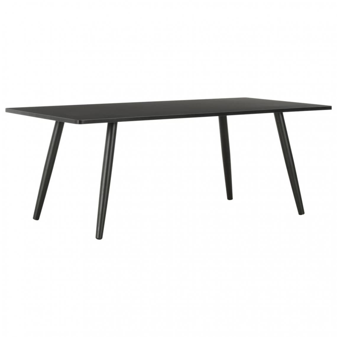 Vidaxl - vidaXL Table basse Noir 120x60x46 cm - Tables à manger