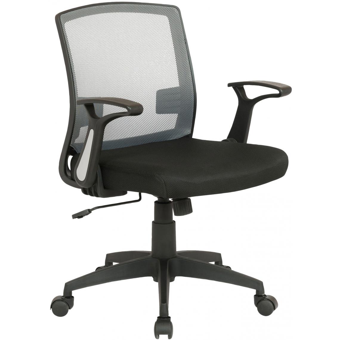 Icaverne - Admirable Chaise de bureau selection Sri Jayawardenapura couleur gris-noir - Chaises