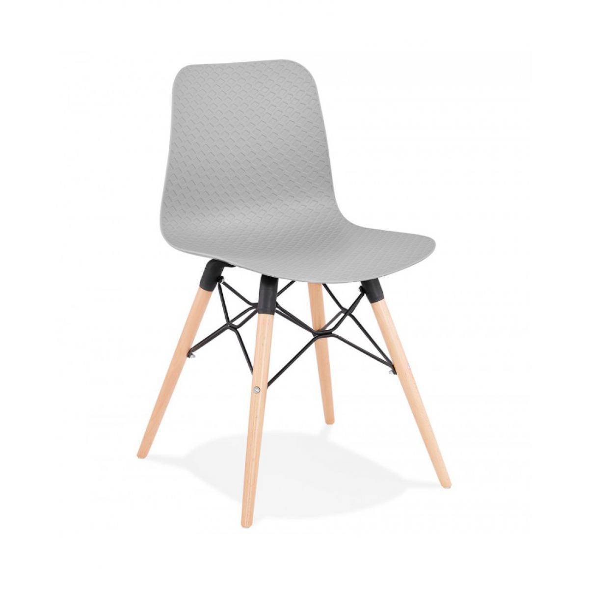 Kokoon Design - Chaise design GINTO GREY 46x47x80 cm - Chaises