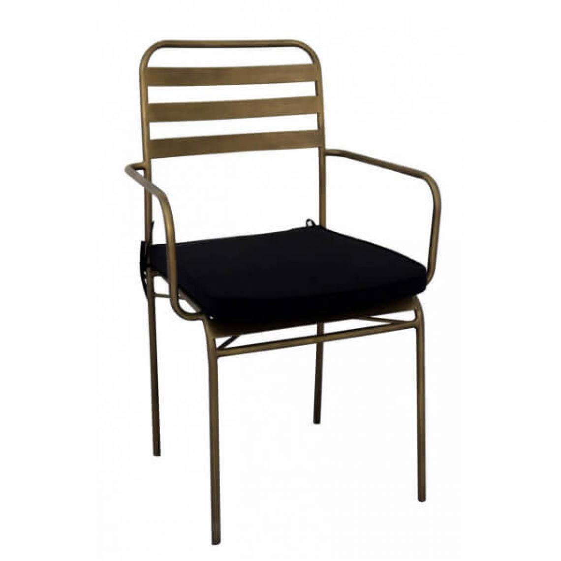 Mathi Design - Chaise design de repas bronze - Chaises