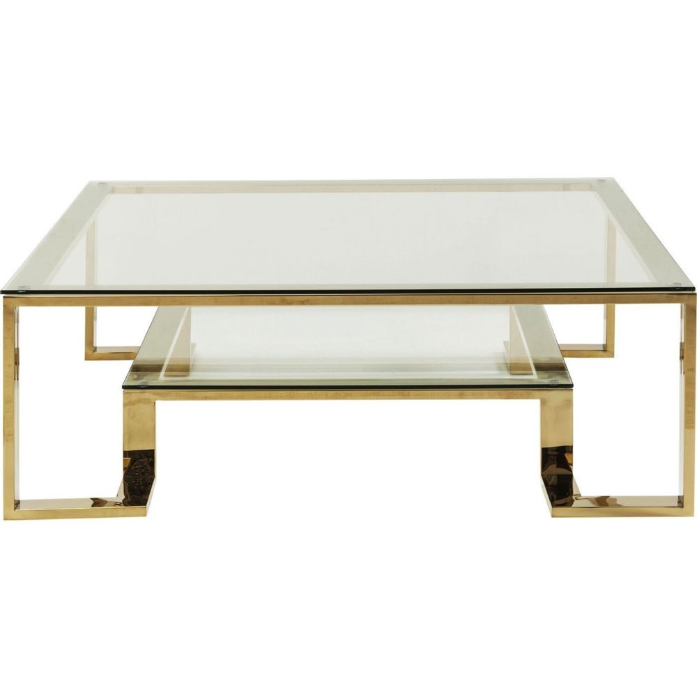 Karedesign - Table basse Rush 120x120cm dorée Kare Design - Tables basses