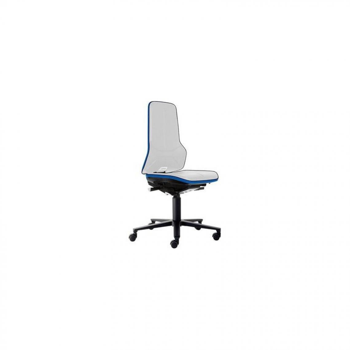 marque generique - Chaise bureau ESD NEON 2 bleu avec roue synchro - Chaises