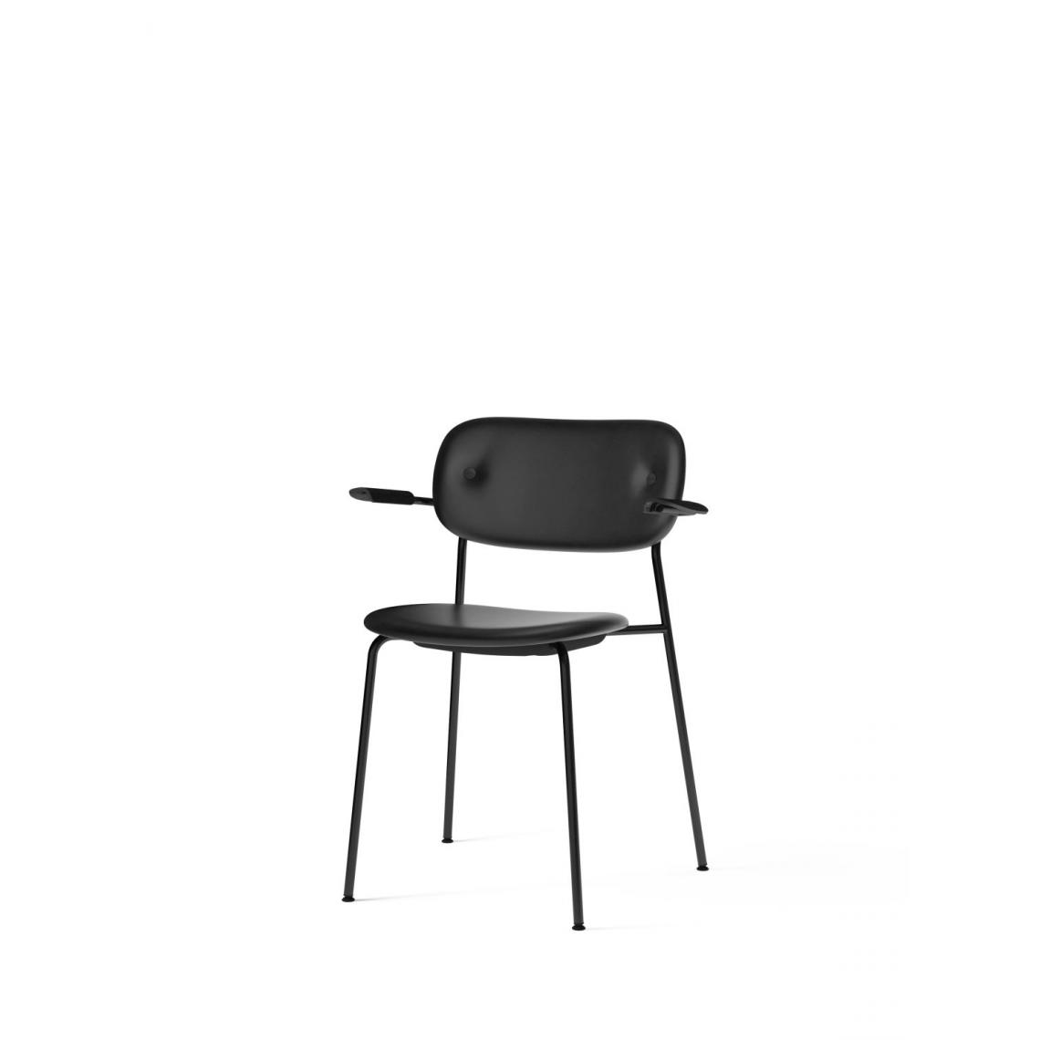 Menu - Co Dining Chair avec accoudoir - noir - MenuCoChairDakar0842 - chêne, noir - Chaises