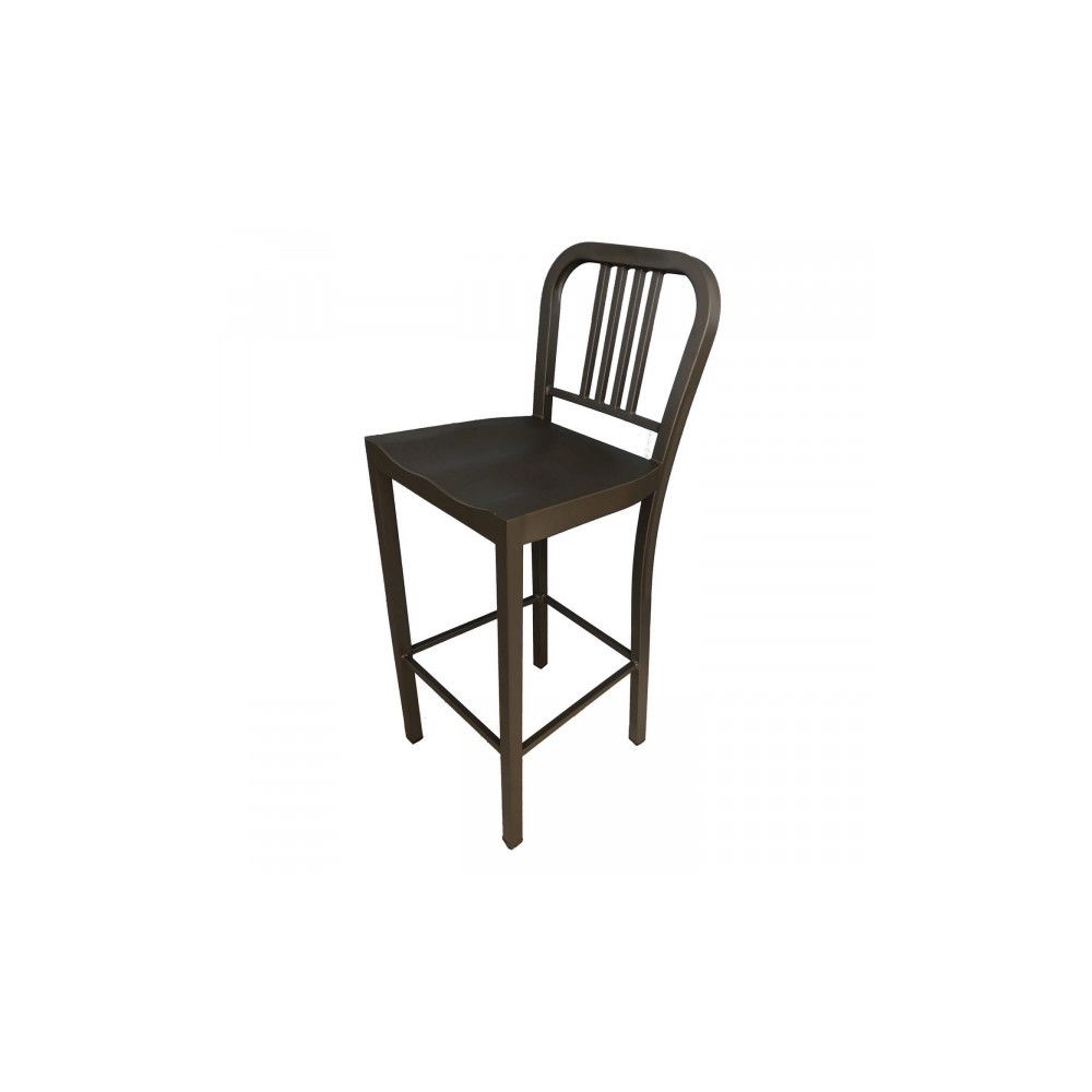 Mathi Design - BISTRO - Chaise de bar en acier - Tabourets